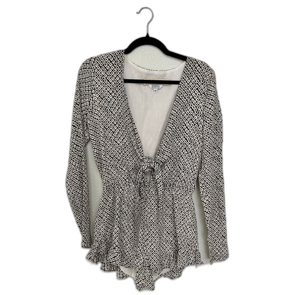 Stone Cold Fox Ruffled Ziggy Romper romantic flirty glam going out party sz 2